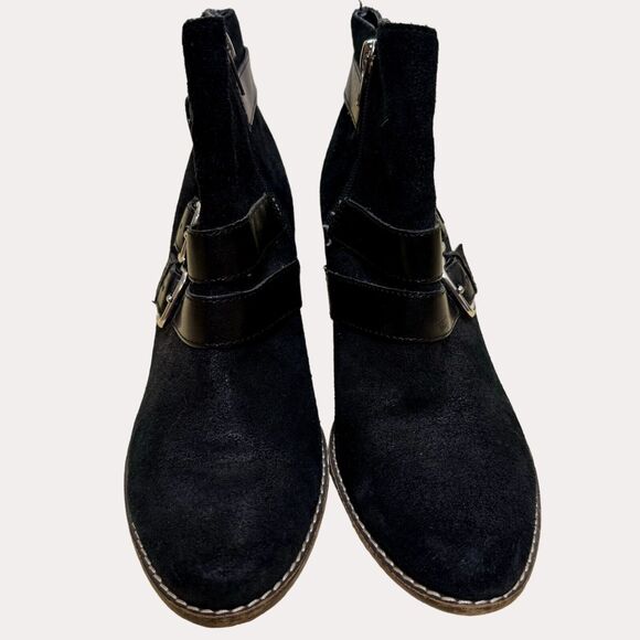 DV By Dolce Vita Colten Suede Booties Ankle Boots Black 8.5 bv - Picture 3 of 10